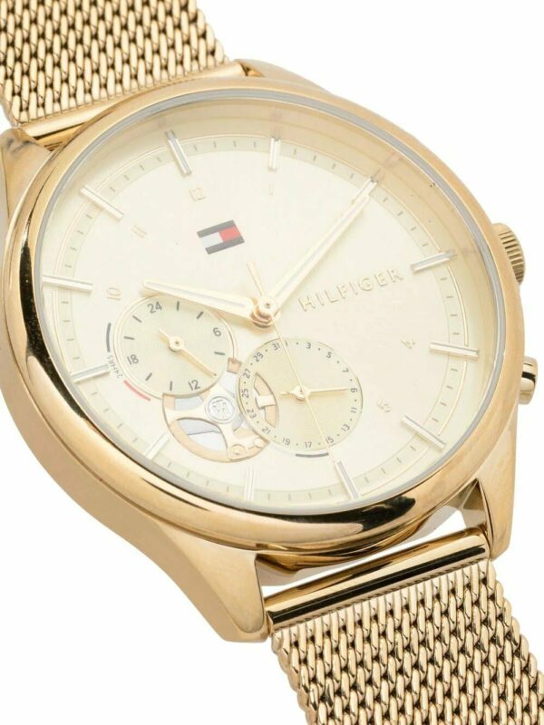 Tommy Hilfiger  logo face round watch - Image 3