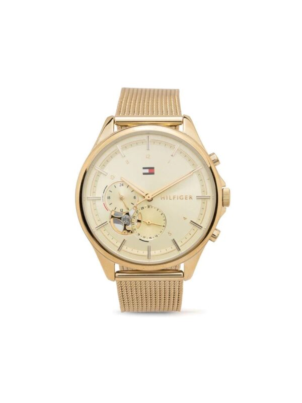 Tommy Hilfiger  logo face round watch
