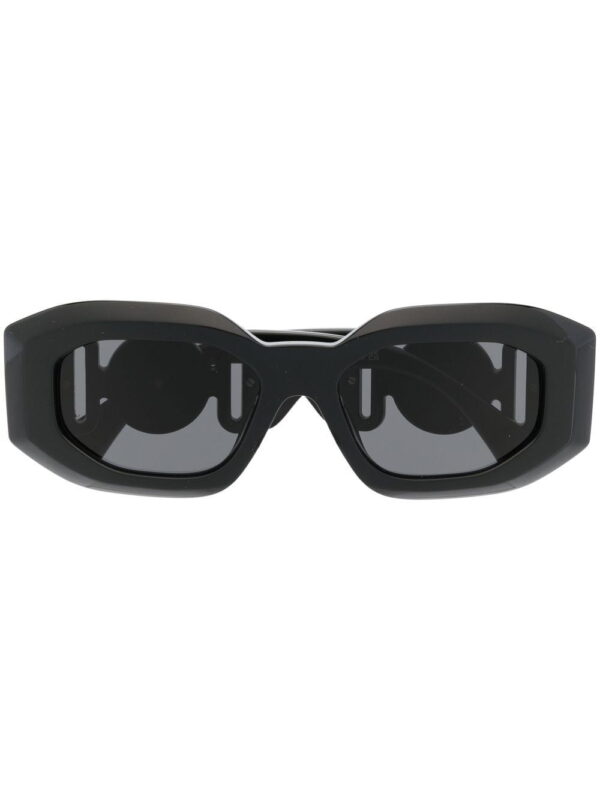 Versace Eyewear Medusa Head-detail oversize-frame sunglasses