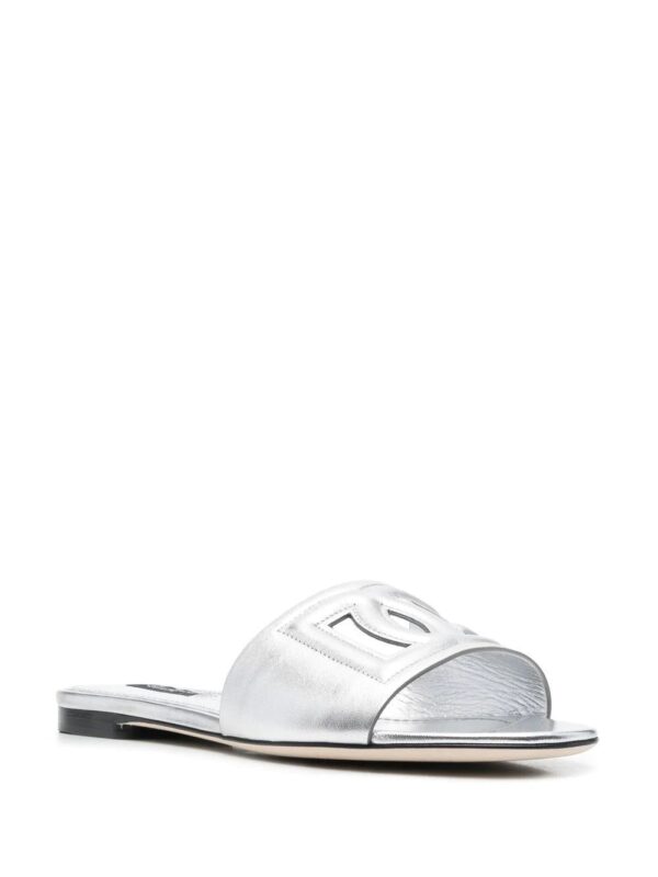 Dolce & Gabbana  3D logo flat sandals - Image 2