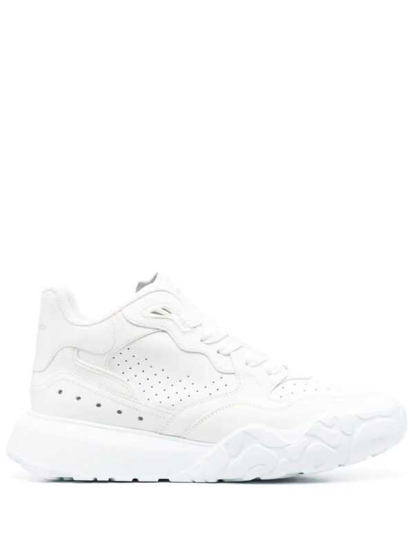 Alexander McQueen  perforated low-top sneakers.