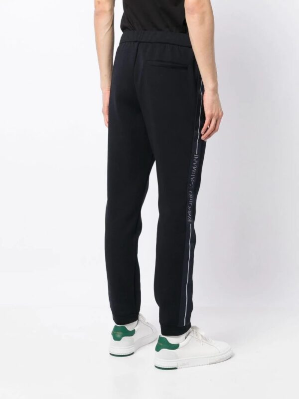 Emporio Armani  logo-tape track pants - Image 4