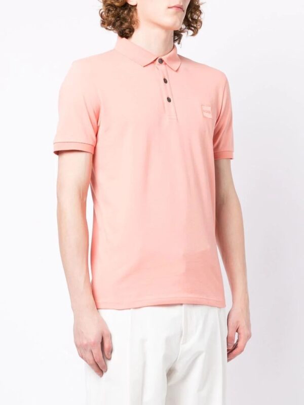 BOSS  embroidered-logo polo shirt - Image 3