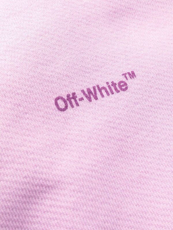 Off-White logo-print hooded dress - Image 5