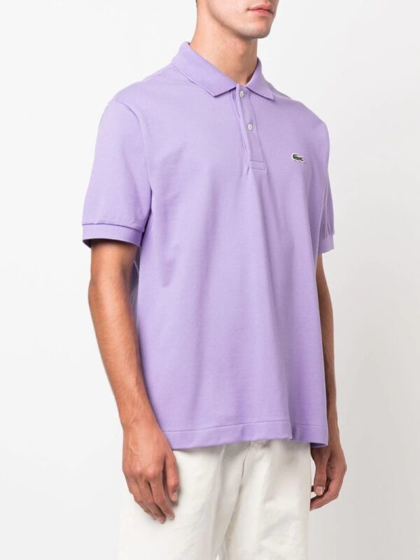Lacoste  embroidered-logo cotton polo shirt - Image 3