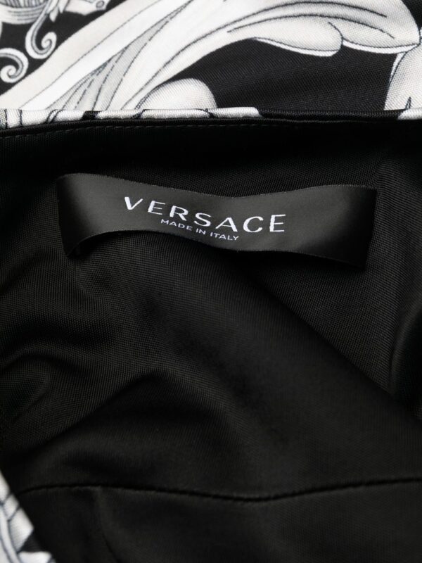 Versace Barocco-print cut-out midi dress - Image 6
