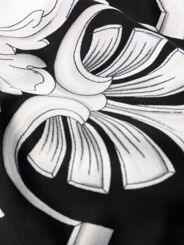 Versace Barocco-print cut-out midi dress - Image 5
