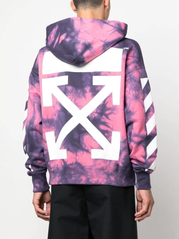 Off-White  Arrows tie-dye hoodie - Image 4