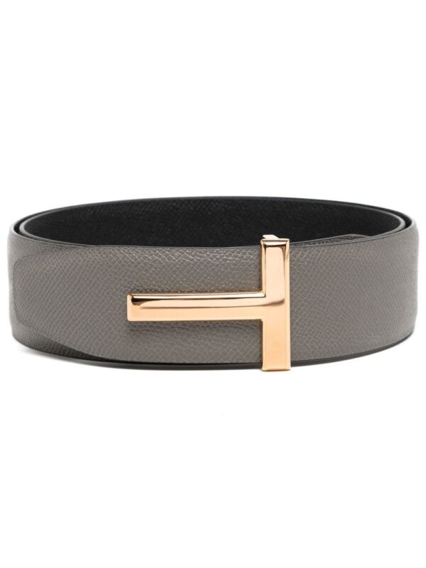 Louis Vuitton logo-buckle leather belt