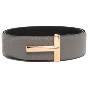 Tom Ford logo-buckle leather belt
