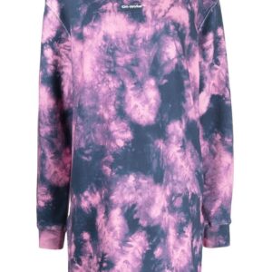 Off-White  Arrows tie-dye sweatshirt dress