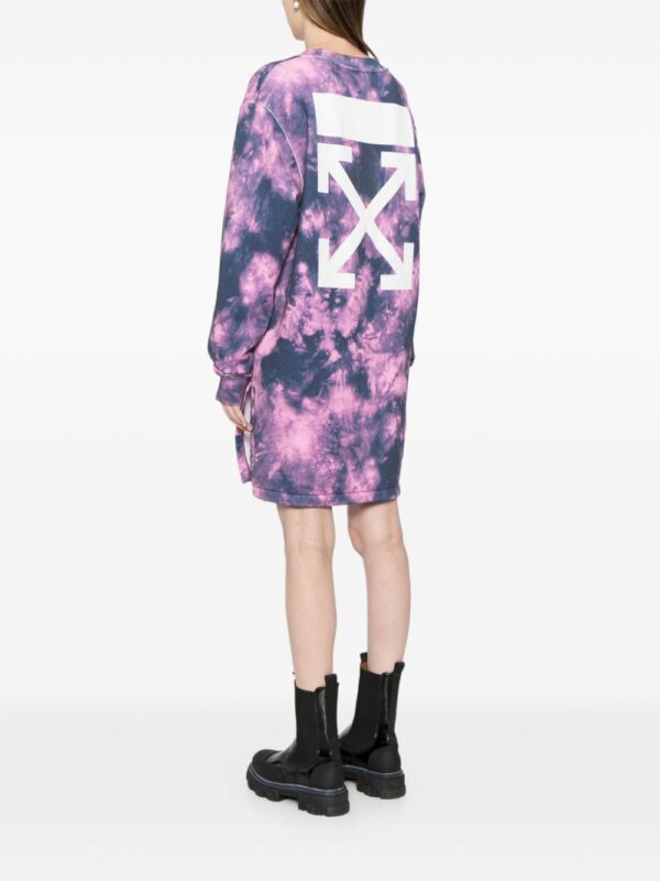 Off-White Arrows tie-dye sweatshirt dress - Image 2