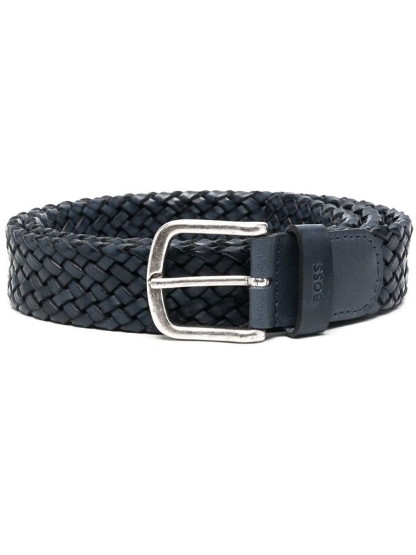 Louis Vuitton braided leather belt
