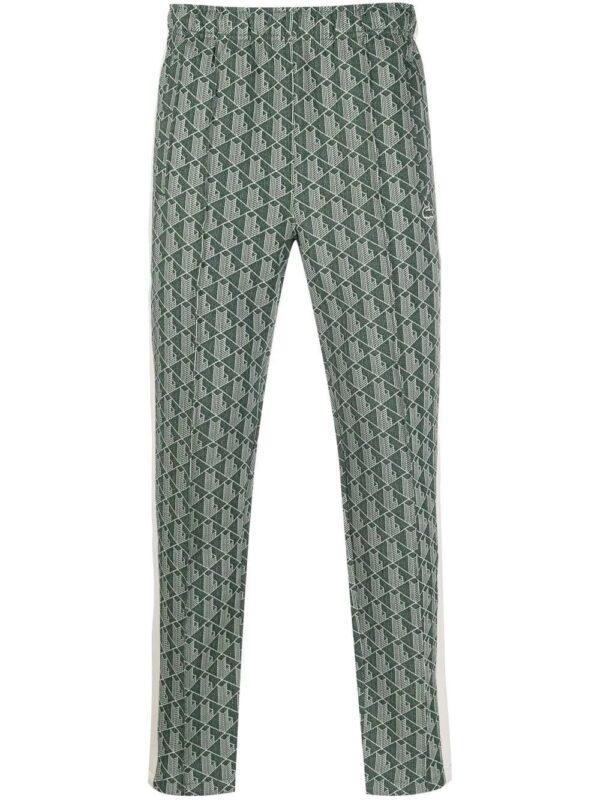 Lacoste  monogram-print track pants