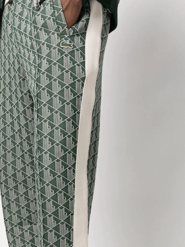 Lacoste  monogram-print track pants - Image 4