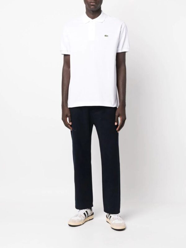 Lacoste  logo-patch short-sleeve polo shirt - Image 2