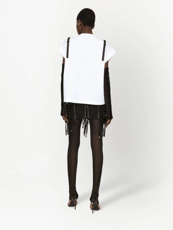 Dolce & Gabbana  jersey lace-layer T-shirt - Image 4