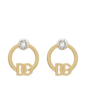 Dolce & Gabbana  logo hoop earrings