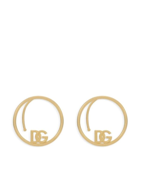 Dolce & Gabbana  DG logo hoop earrings
