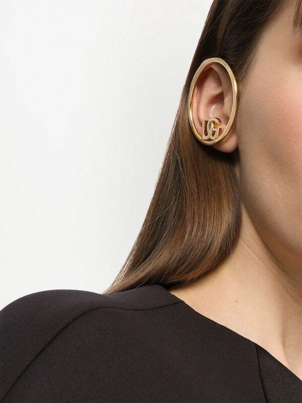 Dolce & Gabbana  DG logo hoop earrings - Image 2