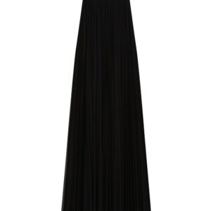 Dolce & Gabbana pleated tulle maxi dress
