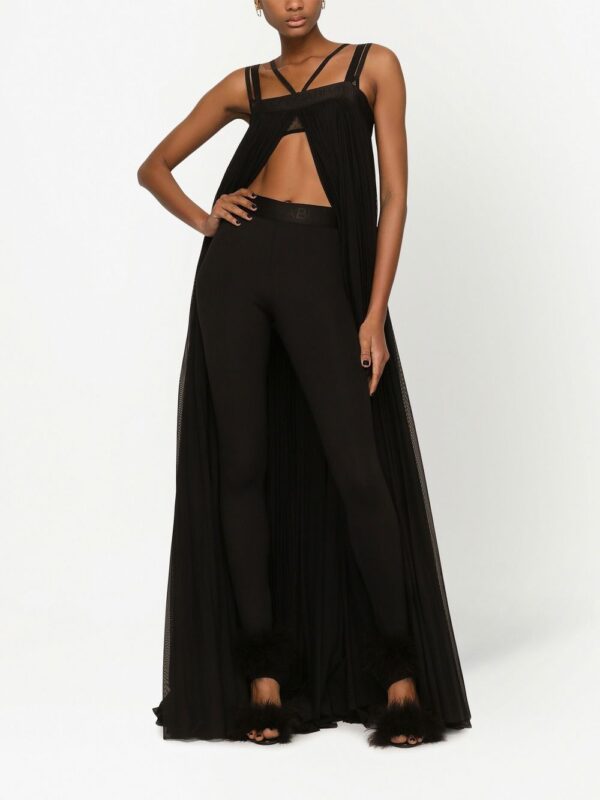 Dolce & Gabbana pleated tulle maxi dress - Image 2