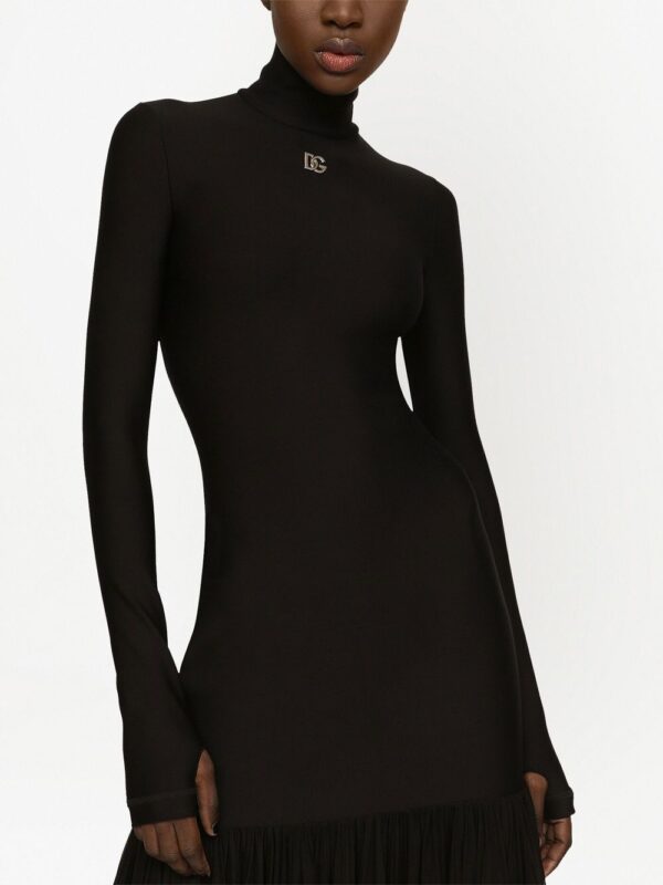 Dolce & Gabbana ruffle-hem midi dress - Image 5