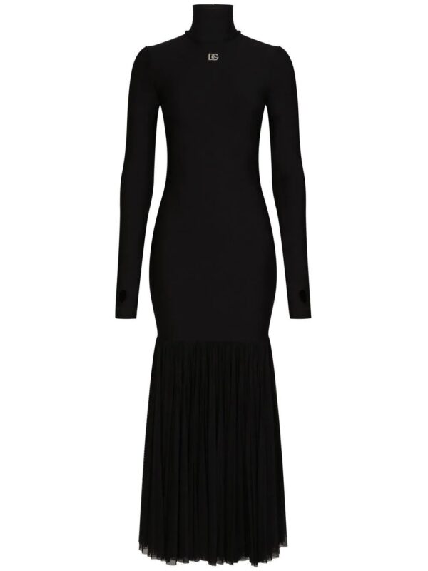 Dolce & Gabbana  logo-embellished jersey midi dress