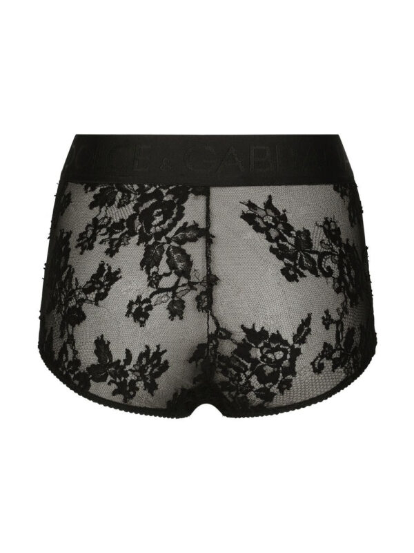 Dolce & Gabbana  high-waisted floral-lace briefs - Image 3