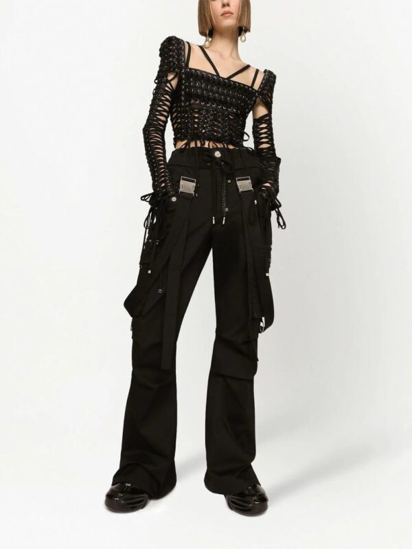 Dolce & Gabbana  lace-up detailed bustier blouse - Image 2