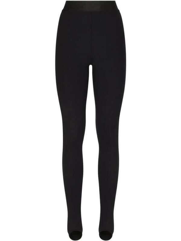 Dolce & Gabbana  Technical jersey leggings with branded elastic