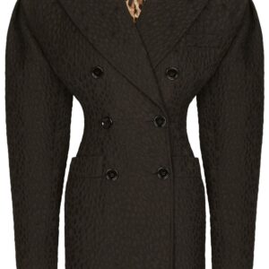 Dolce & Gabbana  cloqué double-breasted jacket