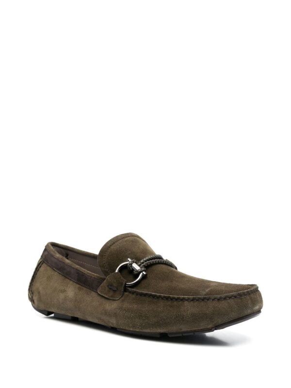 Ferragamo  almond-toe suede loafers - Image 2