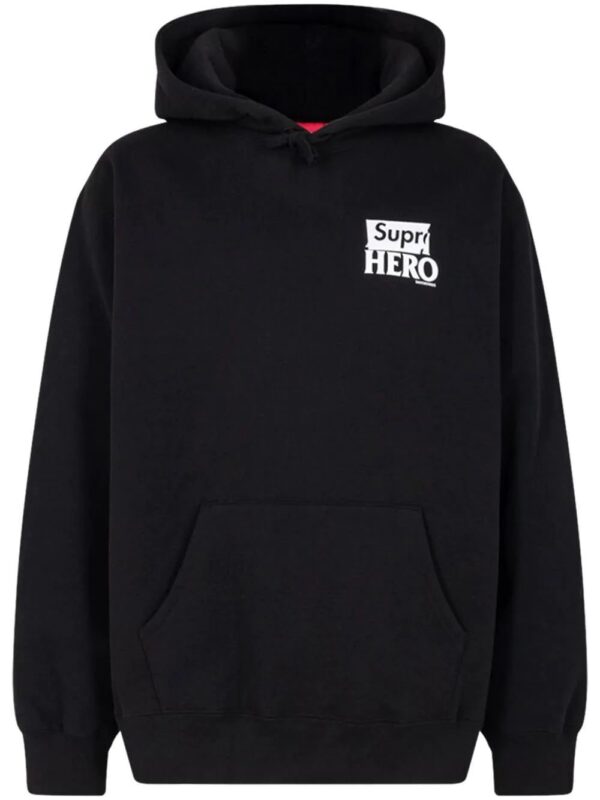 Supreme  xAntihero logo-print hoodie