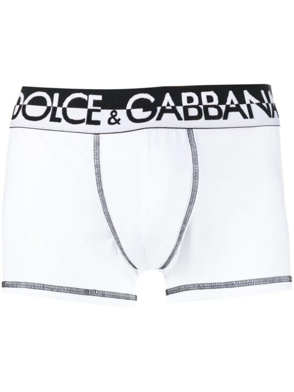 Dolce & Gabbana  logo-waistband detail boxers