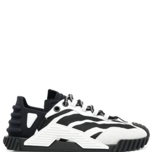 Dolce & gabbana  panelled lace-up sneakers