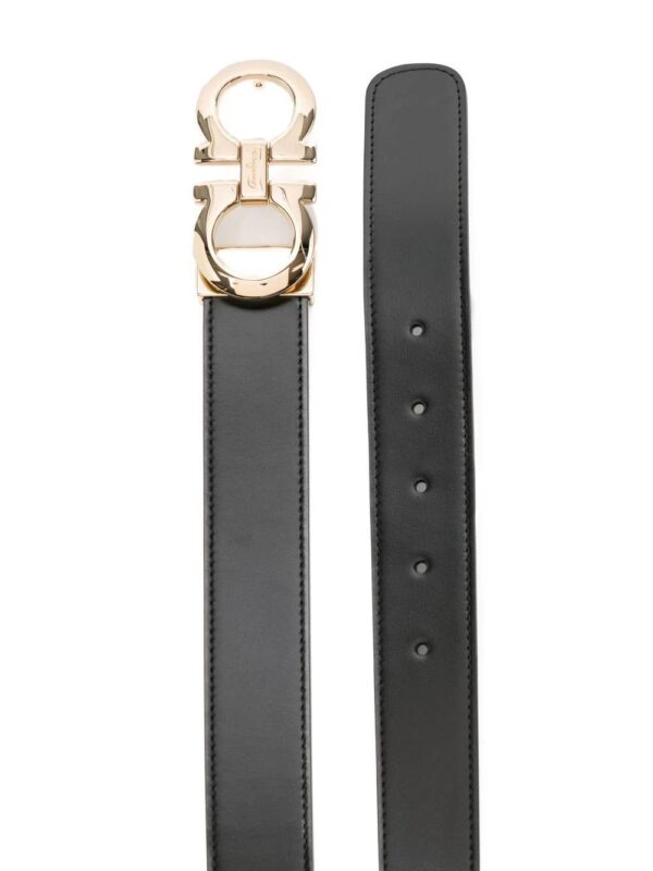 Ferragamo  Gancini-buckle leather belt - Image 2