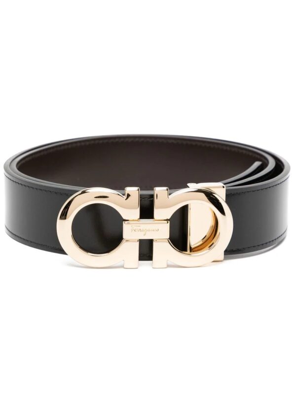 Ferragamo  Gancini-buckle leather belt