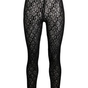 Dolce & Gabbana  logo-print sheer leggings