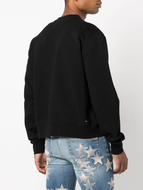 AMIRI  floral embroidery crew neck sweatshirt - Image 4