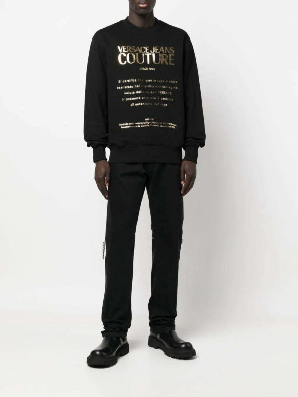 Versace Jeans Couture  logo crew-neck sweatshirt - Image 2