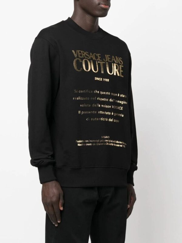 Versace Jeans Couture  logo crew-neck sweatshirt - Image 3