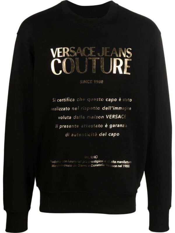 Versace Jeans Couture  logo crew-neck sweatshirt