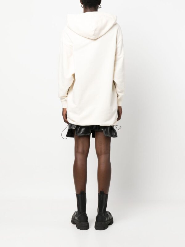 Love Moschino logo-print hooded dress - Image 2