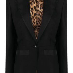 Dolce & Gabbana  logo-button slim-cut blazer