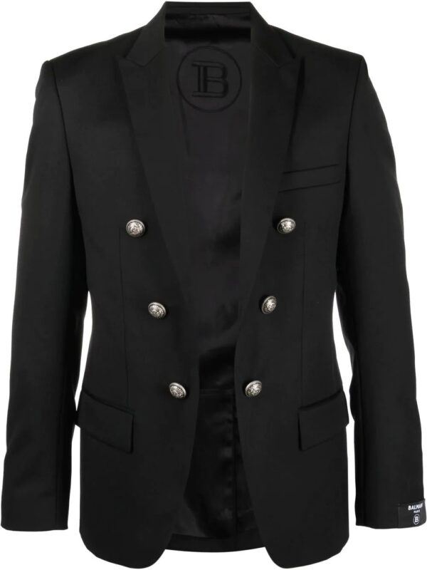 Balmain  button-detailing slim blazer
