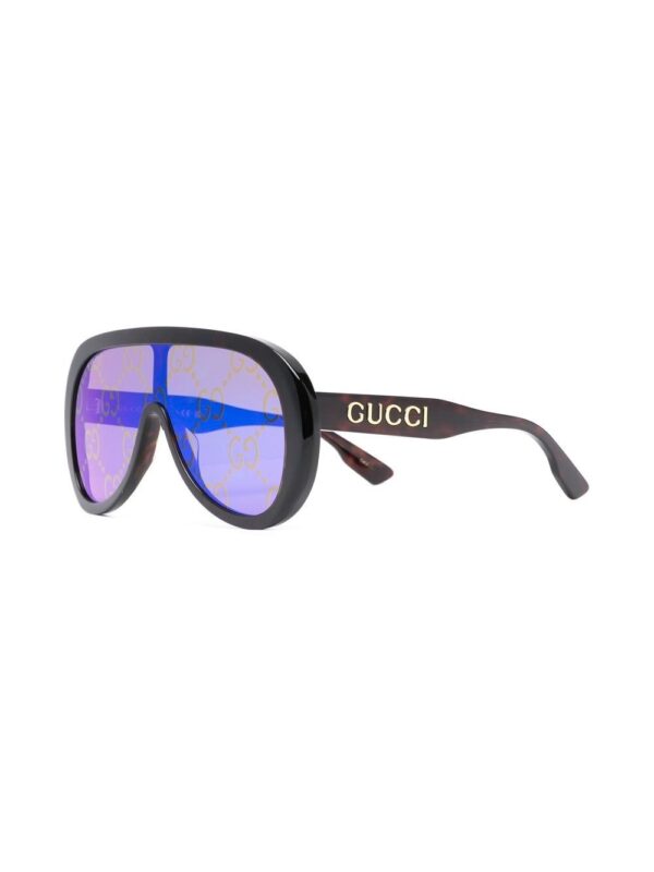 Gucci Eyewear GG logo-print oversized sunglasses - Image 2