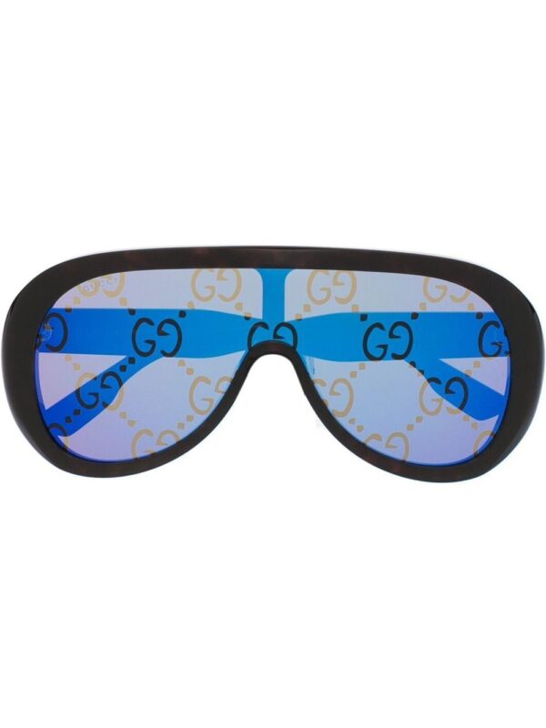 Gucci Eyewear GG logo-print oversized sunglasses
