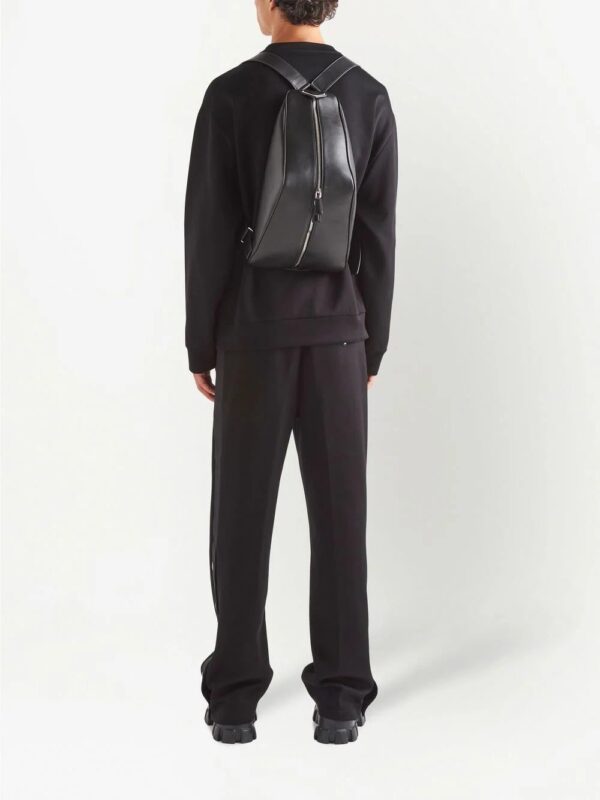 Prada  triangle-logo cotton sweatshirt - Image 3