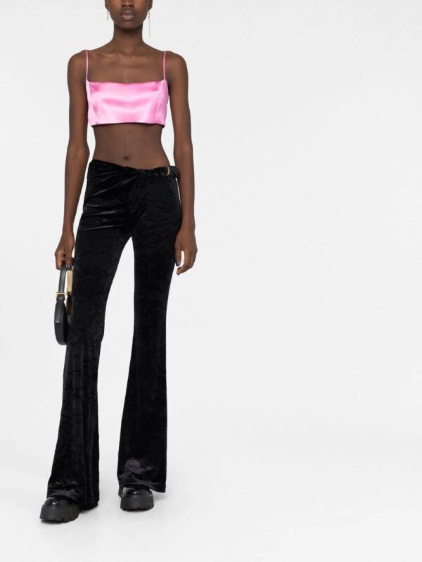 Versace  flared velvet trousers - Image 2